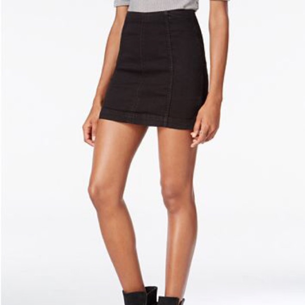 Free People Black Skirt